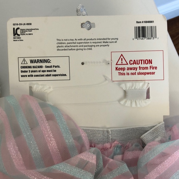 NWT wee tots 2 piece set with shoes unicorn  0-6M - Picture 5 of 7